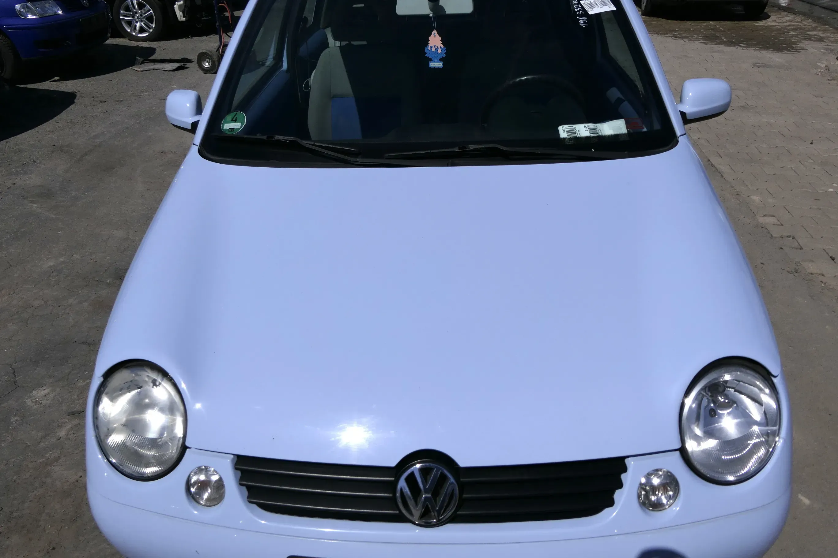 VW Lupo Motorhaube KLappe vorne grau blau LR5D L95 Frontklappe Haube - Bild 1