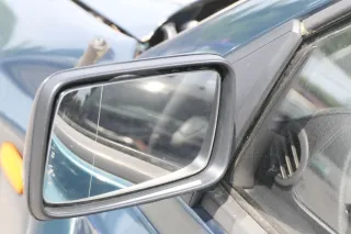 VW Golf 3 Vento manueller Spiegel Außenspiegel links mit Glas schwarz original - Bild 4