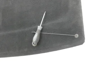 VW Golf 4 Limousine Hutablage Abdeckung Kofferraum Abdeckung schwarz hinten - Bild 4