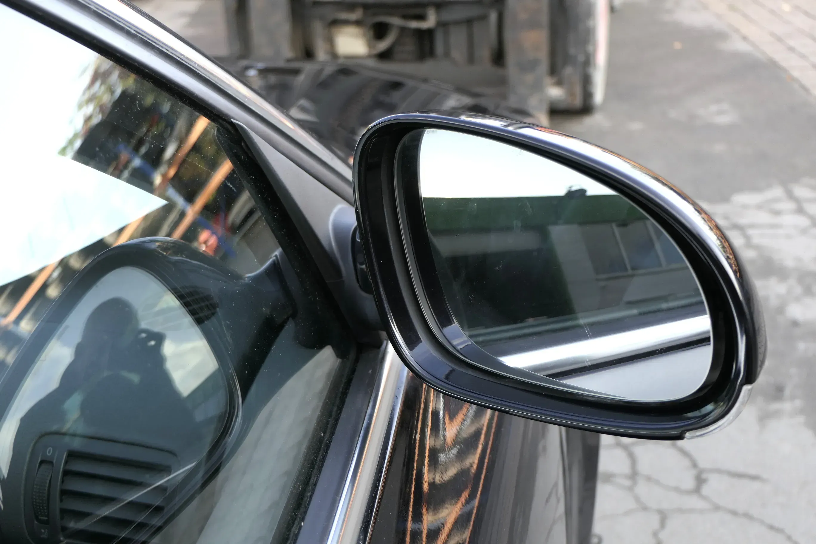 VW Passat 3BG elektrischer Spiegel Außenspiegel rechts schwarz LC9X deep Blinker - Bild 1