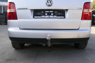 VW Touran 1T Stoßstange hinten Heckstoßstange Stoßfänger silber grau LA7W metall - Bild 1