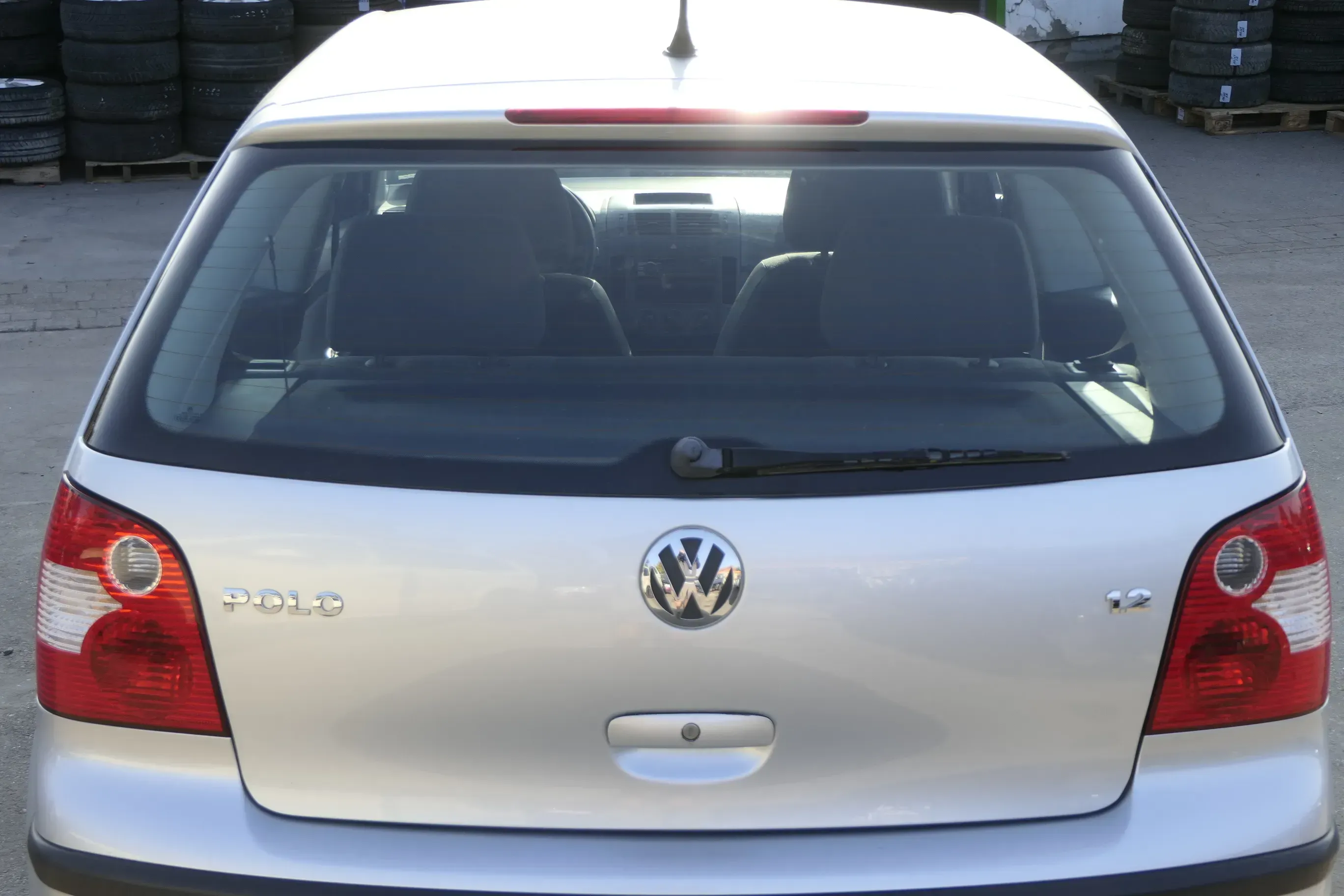 VW Polo 9N Fun Heckklappe Kofferraumklappe Klappe hinten silber LA7W metallic - Bild 1
