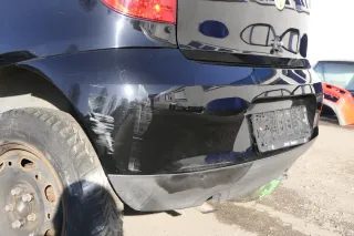 VW Fox 5Z Stoßstange hinten Stoßfänger schwarz L041 uni Heckstoßstange - Bild 4