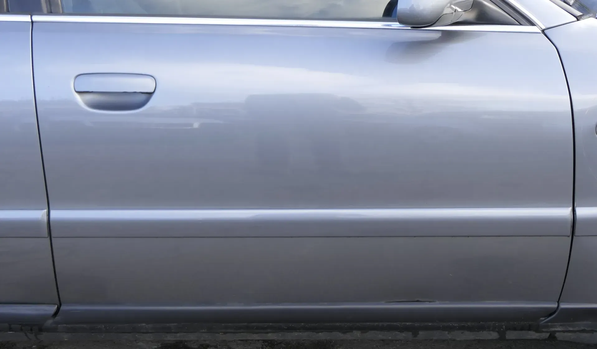 Audi A4 B5 Tür nur Türblatt vorne rechts grau LY7L - Facelift Tür - Bild 1