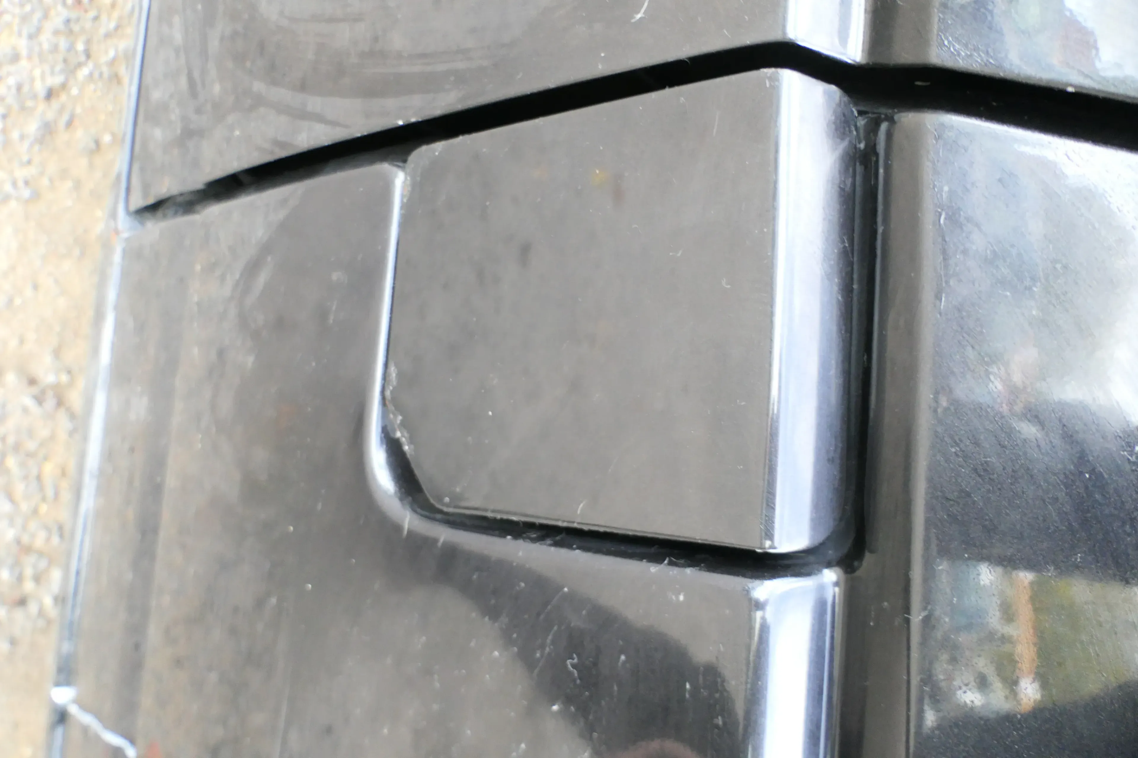 VW T4 Tankdeckel Tankklappe Tank Deckel Klappe schwarz LC9Z - Bild 1