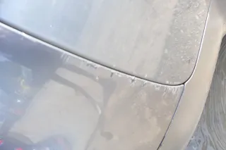 Audi A4 8E B6 Limousine Stoßstange hinten mit Spoiler grau LX7Z - Bild 3