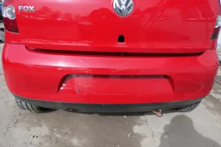 VW Fox 5Z Stoßstange hinten Stoßfänger rot LY3D Heckstoßstange - Bild 1