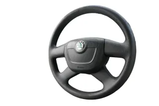 Skoda Superb Fabia 5J Lenkrad 4-Speichen 3T0419091   KEIN AIRBAG !!! - Bild 3