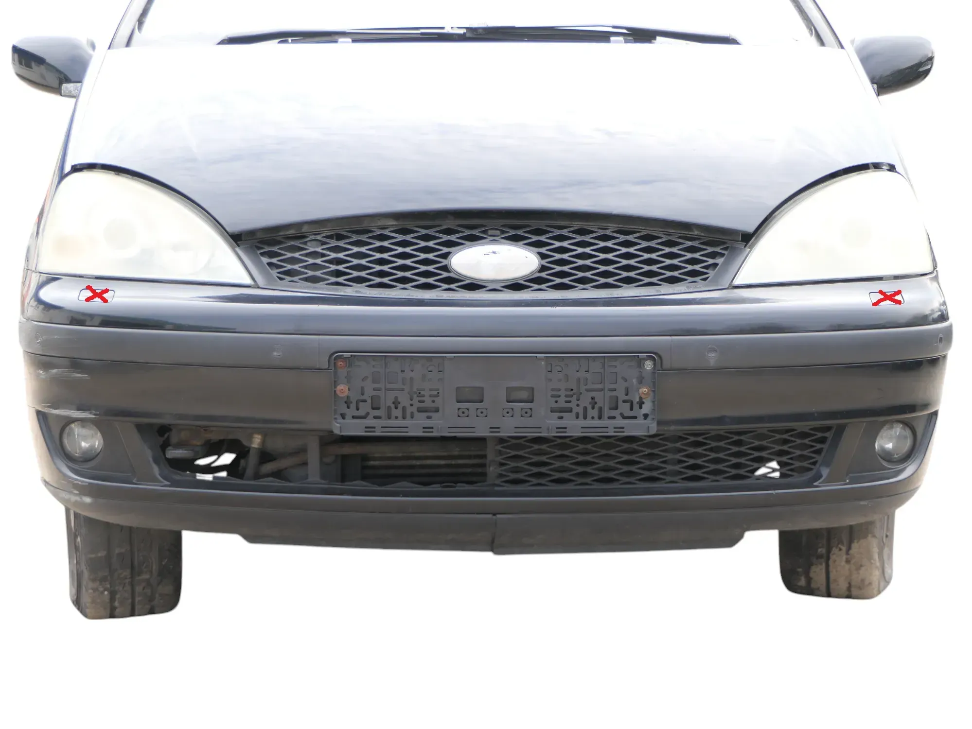 Ford Galaxy WGR Stoßstange vorne Frontstoßstange Facelift mystik-schwarz SWR PDC - Bild 1