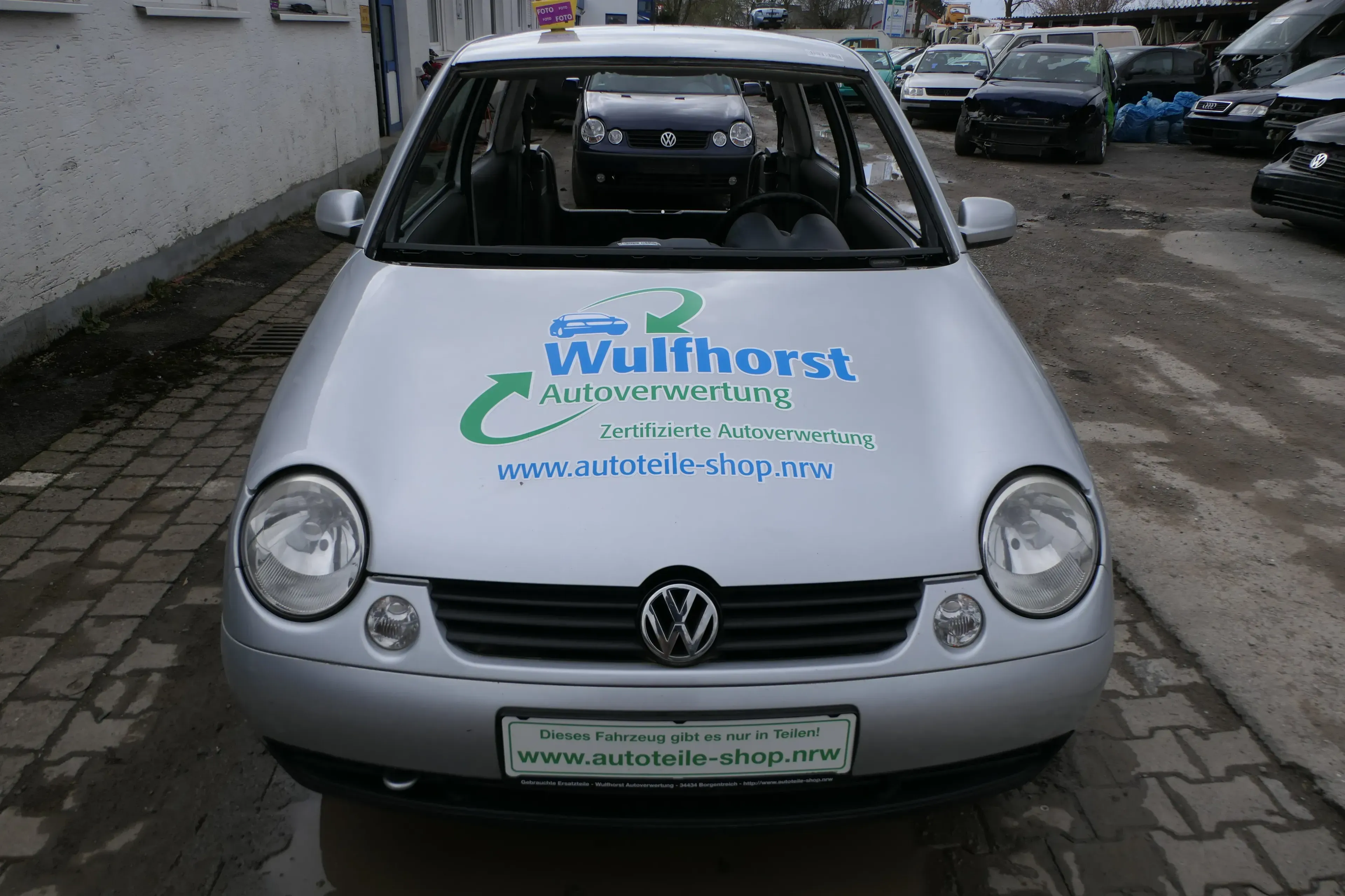 VW Lupo 6x Stoßstange vorne Frontstoßstange Stoßfänger silber LA7W - Bild 1