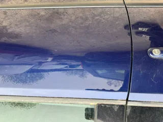 VW Polo 9N 9N3 Tür hinten links 4/5-Türer blau LB5N - ohne Anbauteile - Bild 4