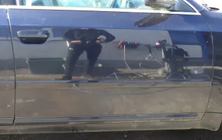 Audi A6 4B C5 Tür nur Türblatt vorne rechts Beifahrertür blau LZ5L - Bild 1
