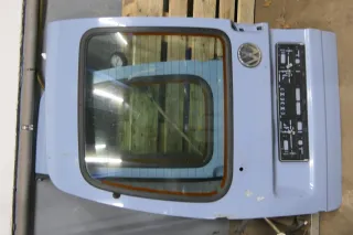 VW Caddy 9K Seat Inca Tür hinten links Heckklappe Hecktür blau + Scheibe - Bild 1