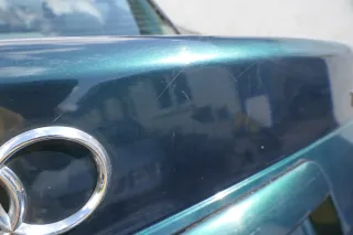 Audi A4 B5 Heckklappe hinten Klappe Kofferraumklappe Limousine grün LZ6U bis1999 - Bild 8