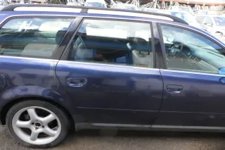 Audi A6 4B C5 Tür Türblatt hinten rechts blau LZ5T mit Rahmen - Bild 3