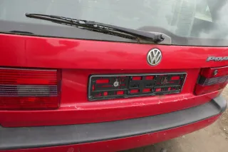Passat 3A 35i Kombi Variant Heckklappe Klappe Kofferraumklappe rot LY3D Scheibe - Bild 10