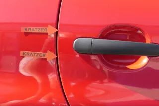 Seat Ibiza 6L Tür 4/5-Türer hinten rechts rot LS3H - ohne Anbauteile - Bild 2