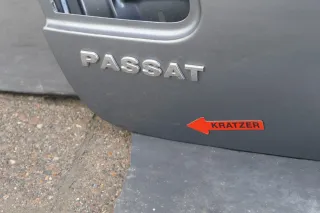 VW Passat 3C Limousine Stufenheck Heckklappe Klappe grau LA7T OHNE Anbauteile - Bild 2