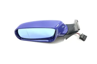 Audi A3 8L elektrischer Spiegel Außenspiegel links mit Glas Blau L5YM - Bild 1