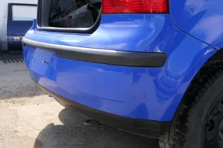 VW Polo 9N 9N3 Stoßstange Heckstoßstange hinten blau LA5F summerblue - Bild 4