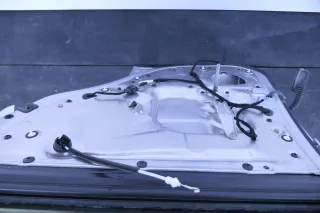 Audi A2 8Z Tür hinten rechts silber LY7W -mit Rahmen, Scheibe - Bild 2