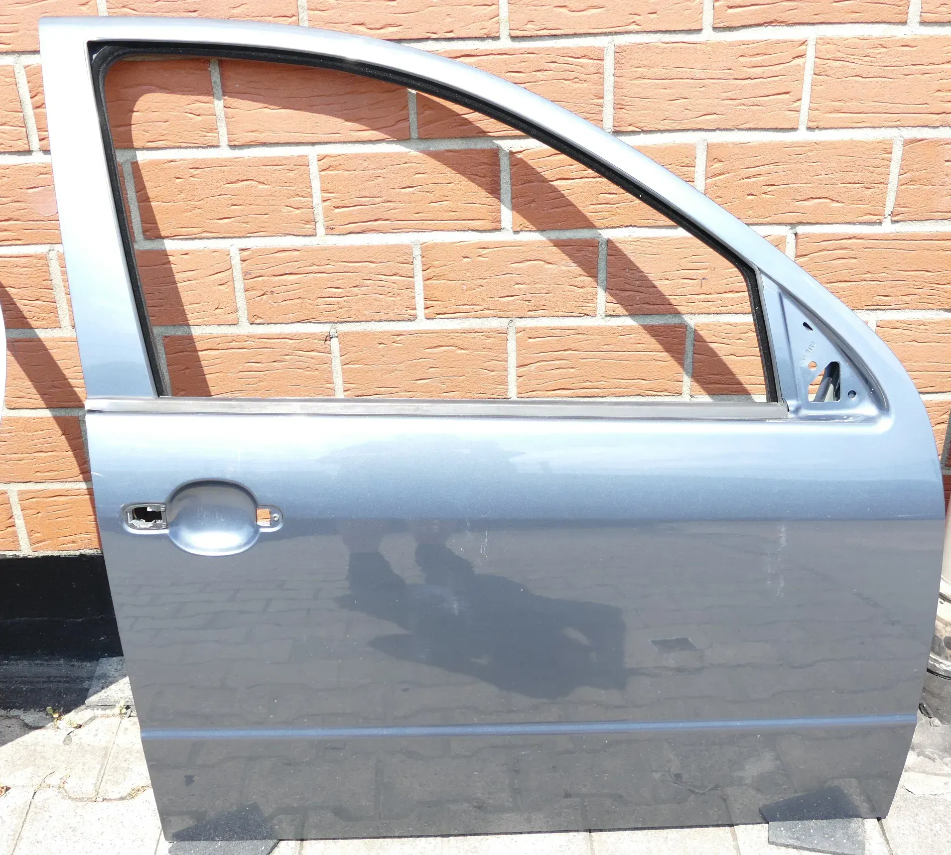 Skdoa Fabia 6Y Kombi + Limo Tür vorne rechts Beifahrertür blau grau LF7V - Bild 1