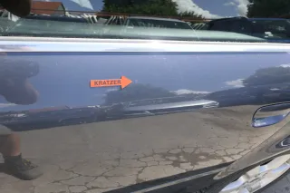 Audi A6 4B C5 Tür Türblatt hinten links grau LX7Z - Bild 3