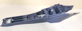 VW Polo 6R Mitteltunnel hinten Verkleidung um Handbremse titanschwarz schwarz - Bild 1