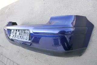 VW Golf 4 Limousine Stoßstange hinten Heckstoßstange Stoßfänger blau indi LB5N - Bild 4