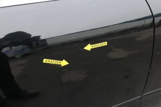 Audi A4 B6 8E nur Türblatt Tür hinten rechts schwarz LY9B Kombi+Limo - Bild 3