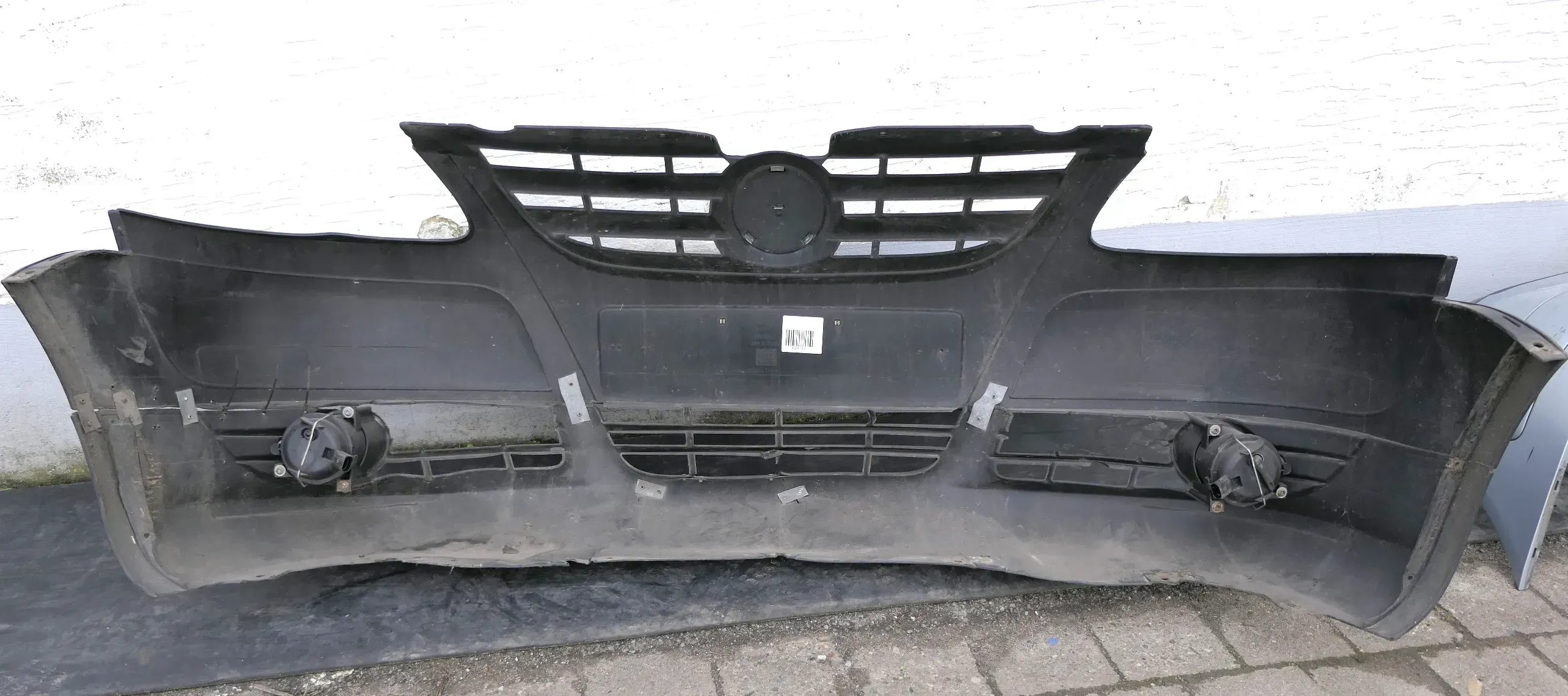 VW Fox 5Z Stoßstange vorne Stoßfänger schwarz - Bilder - Bastler! - Bild 1