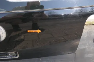 VW Lupo 6X Heckklappe hinten Klappe Kofferraumklappe Scheibe schwarz uni L041 - Bild 4
