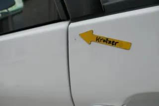 VW Lupo Seat Arosa Tür vorne rechts Beifahrertür weiß LB9A (mechanischerFenst - Bild 3
