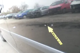 VW Polo 9N 9N3 Tür hinten links 4/5-Türer schwarz L041 - ohne Anbauteile - Bild 5