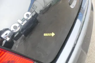 VW Polo 9N3 9N Heckklappe Kofferraumklappe Klappe schwarz L041 - ohne Anbauteile - Bild 2
