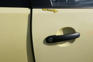 VW Polo 9N 9N3 Tür vorne rechts Beifahrertür 2/3-Türer gelb LD1B ohneAnbautei - Bild 5