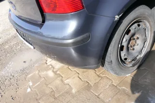 VW Polo 9N 9N3 Stoßstange Heckstoßstange hinten grau LC7V - Bild 7
