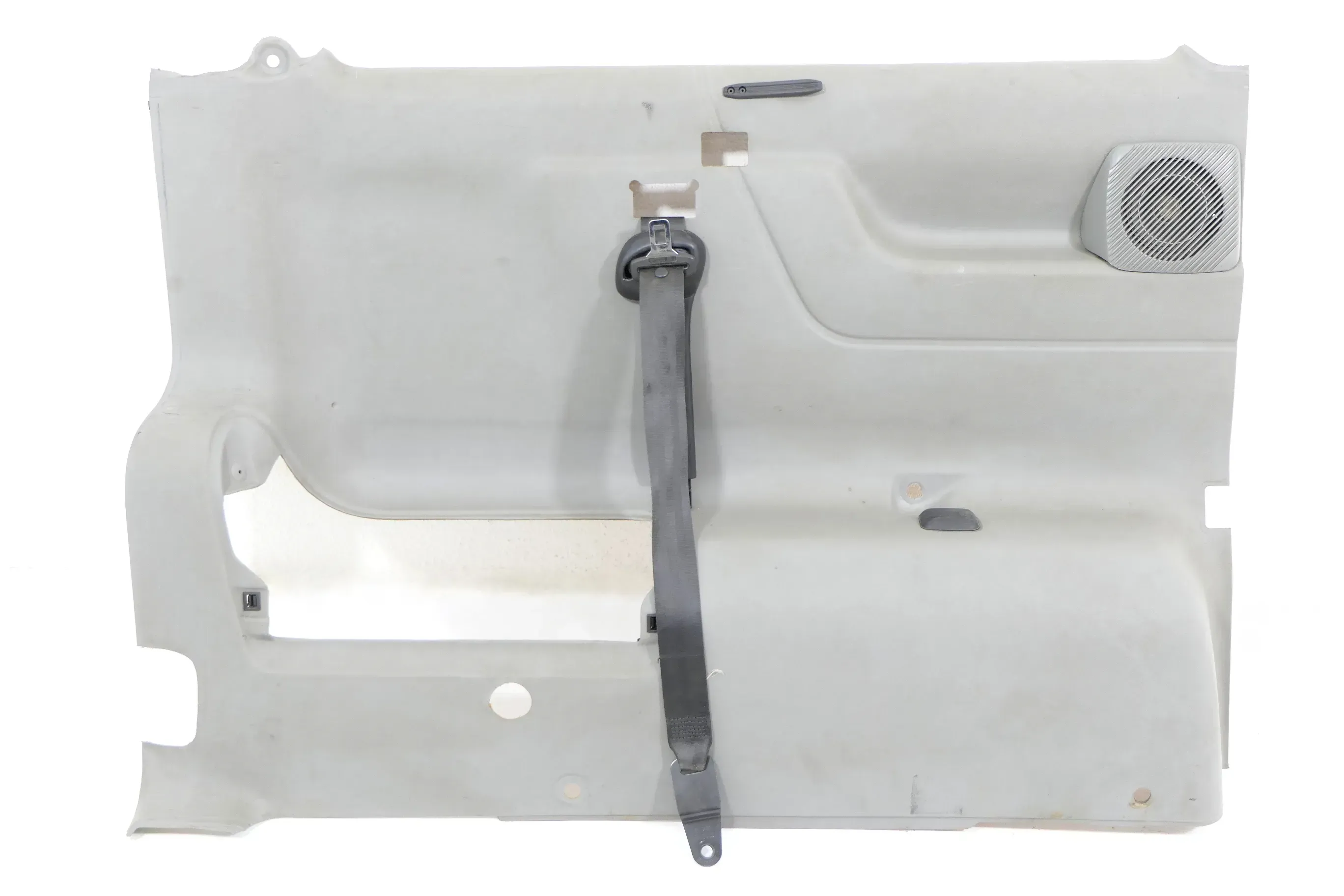 VW T4 Verkleidung Abdeckung Seite hinten links grau Multivan Klappe -ohneGurt - Bild 1