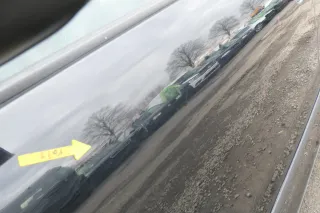 VW Fox 5Z Tür vorne links Fahrertür schwarz L041 - ohne Anbauteile - Bild 5