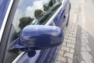 VW Passat 3B 3BG elektrischer Spiegel Außenspiegel links Glas blau LA5E - Bild 3