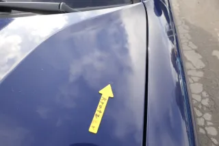 VW Passat 3BG Motorhaube Klappe vorne vorn Haube blau LA5E - Bild 2