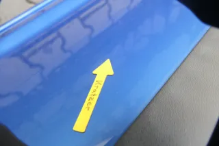 VW Touran 1T 1T3 Tür hinten links blau LA5X und Scheibe ohne Anbauteile - Bild 10