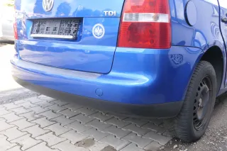 VW Touran 1T Stoßstange hinten Heckstoßstange Stoßfänger blau LA5X - Bild 10