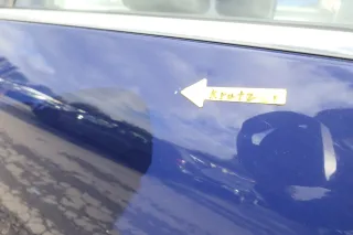 VW Passat 3B 3BG Kombi Variant Tür hinten links blau LB5N ohneAnbauteile - Bild 3