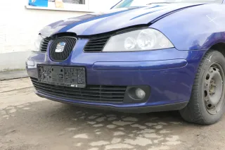 Seat Ibiza 6L Stoßstange Frontstoßstange vorne blau LS5S bis caAnfang2006 - Bild 3
