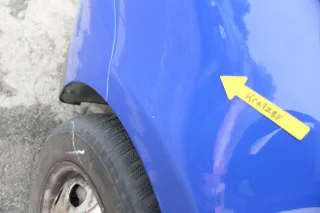 VW Lupo 6X Kotflügel vorne links blau LW5Z - Bild 4