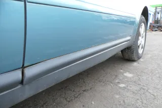 Audi A6 4B C5 Tür nur Türblatt vorne rechts Beifahrertür  grün blau LX6V jaspisg - Bild 8